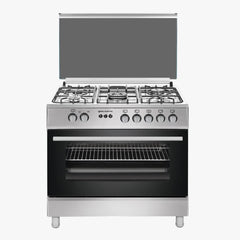 Cocina de Gas EAS Electric Inoxidable 90 cm – 5 Quemadores
