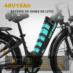 HITWAY BK16 – Bicicleta Eléctrica Urbana 26" 250W