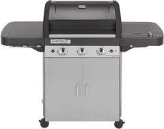 Campingaz 3 Series Classic LS Plus – Barbacoa de Gas 3 Quemadores de Acero Inoxidable con Quemador Lateral