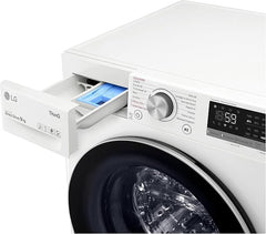 LG F4WV509S1E 9 kg AI DD™ – Lavadora Inteligente Inverter con Vapor Higienizante, WiFi y TurboWash